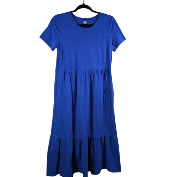 Bundle of Two Old Navy Solid Ruffle Midi Dresses Size M - Picture 2 of 9